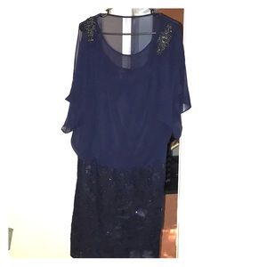 Macy’s Blue Evening Dress